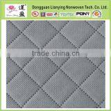 Ultrasonic quilted padding fabric for crib mattress