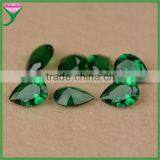 Factory Pear Cut Synthetic Genuine Emerald Gemstones for Sale thumbnail-3