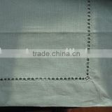 cotton linen draw work table cloth