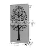 Full Height Lockable 4 Shelf Book Almirah Design thumbnail-1