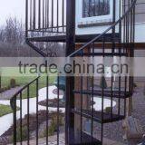 Indoor or Outdoot Metal Spiral Stairs or Hot Galvanizated Steel Spiral Staircase thumbnail-5