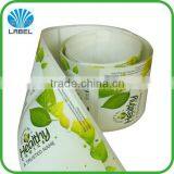 Cheap Custom Colorful Printing Strong Adhesive Orange Juice Label, Beverage Label for Bottle