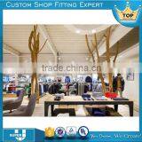 ME03 2016 Unique Wood Clothing Display Clothes Display Rack in Store Design for Garments thumbnail-1