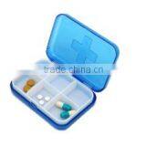 Cross Rectangle Pill Box With Removable 6 Cases Solid White Inner Tray thumbnail-2