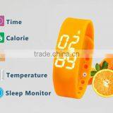 LED Pedometer Silicone Sport Smart Watch With Healthy Record thumbnail-1