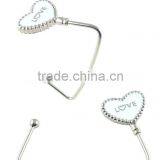 Good Quality Fashion Love Shape of Bag Hook thumbnail-1