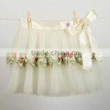 Lovely Persnickety Flower Girl Dress Patterns Latest Style Lace Appliqued Scoop Neckline Purple Tulle Layered Flower Girl Dress thumbnail-1