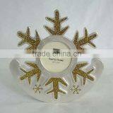 Epoxy Snowflake Zinc Alloy Home Decorative Photo Frame