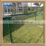 Factory Direct Sale Garden Fences Pvc Coated Galvanized Steel Chain Link Fence