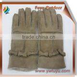 Ladies Suede Leather Gloves