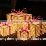 New 3d Led Decorative,Christmas Gift Box,Crystal Sculpture Motif,Art And Craft Light