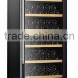 480L dual zone high volume compressor wine chiller