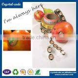 Recycle cold food packing label,perfect food packing label,plastic food label