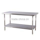 NSF Approval Detechable Prep Stainless Steel Work Table for Commercial Kitchen or Restaurant thumbnail-1