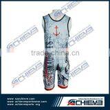 Gym Singlets Wrestling Singlet Cheap Wrestling Bib Shorts for Sale thumbnail-1
