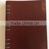 Cheap hardcover leather bound book printing offset printing service