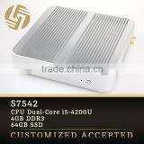Oem Manufacturer i5 Dual Core Turbo Boost 2.60GHz 4G Ram SSD X86 Mini pc With Vga thumbnail-1