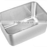 Brushed Finish Stainless Steel Single Bowl Hand Wash Sink GR- 533 thumbnail-1