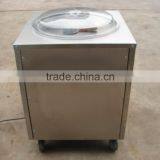 DHL Air Express to Door Worlwide Frozen Yogurt Rolls Fry Ice Cream Machine With Real Fruits thumbnail-5