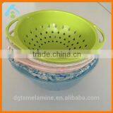 Manufacture Hot Sale Melamine Vegetable Wash Basket in Assorted Color thumbnail-6