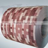 Hot dipped brick pattern steel coil