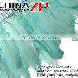 Gold Supplier ZPDECOR Wholesale Beautiful Dyed Satinettes Tiffany Blue Plume Goose Feathers Trim thumbnail-2