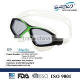 Marlin - New Available Swim Mask Waterproof Wide Vision BS5883 Approved Swimming Goggles