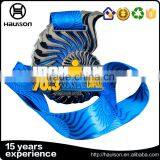 Shiny Black Nickel Cut Out Iron Material Man Sunshine Coast Full Bright Color Soft Enamel Running Marathon Finisher Award Medals thumbnail-1