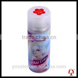 Red of hair color spray