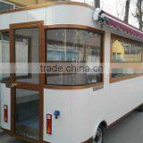 2016 Stainless Steel Luxury Street Style Mobile Coffee Cart for Sale thumbnail-2