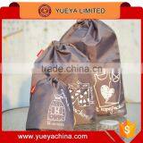 Travel Portable Drawstring Storage Bag Set of 3-grey thumbnail-1
