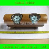 Craft Religious Bamboo Candle Holder
