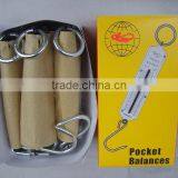 Hand held weighing scale mechanical hook balance