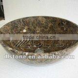 Good Finishing Dark Emperador Marble Sink thumbnail-1