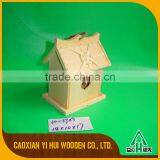 Cheap Nature Unfinishes Wooden Bird House thumbnail-6