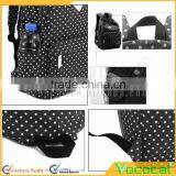 Cute Polka Dot Women Canvas Backpack Satchel Rucksack Schoolbag Leisure Travel Shoulder Bag thumbnail-3