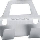 Kitchen Accessories Cute Car Shape Stainless Steel Stick Towel Hook thumbnail-2