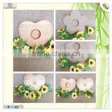 Natures Variety Storage Hole Flower Heart Wooden Ornaments thumbnail-6