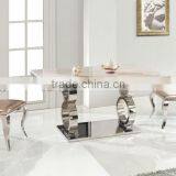 TH363 Fashion Design 2 Seater Marble Dining Table thumbnail-2