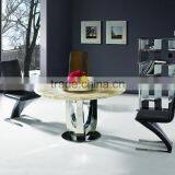 TH704-1 Xinqing Modern Furniture Round Dining Table for Sale thumbnail-1