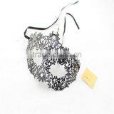 New Black Swan Laser Cut Metal Womens Mardi Gras Venetian Masquerade Mask thumbnail-5