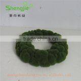 SJLJ013313 Artificial Moss / Plastic Moss Wreath for Decoration thumbnail-2