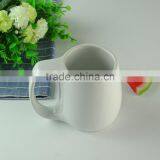 Wholesale Bulk Cheap Price Big White Drinking Ceramic Mug Cup thumbnail-2