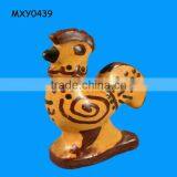 High Quality Vivid Rooster Design Ceramic Handmade Ocarina thumbnail-1