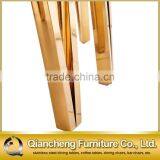 New Design Smoked Glass Top Stainless Steel Tea Table for Dining Room Use thumbnail-5