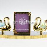 Swarovski Crystals Twin Swan Photo Frame Wedding Gfits for Guests thumbnail-2