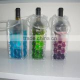 Different colors reusable PVC gel single beer bottle cooler