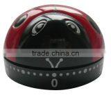 Cute Design Plastic Ladybug Shape Countdown Timer/kitchen Timer