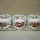 Empty Ceramic Spice Jar With Metal Stand thumbnail-2