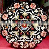 Marble Inlay Coffee Table Top Antique Table Top thumbnail-1